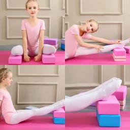 Eva blocos de ginásio espuma tijolo treinamento exercício fitness dança ferramenta yoga reforço travesseiro almofada alongamento corpo moldar blocos yoga - Image 2