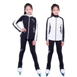 Roupas de Treinamento Infantil Patinação Artística, Jaqueta e Calças de Patinação, Roupas Quentes para Treinamento Ginástica - Image 1