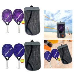 2 raquetes de tênis de praia antiderrapante resistente ao suor aperto grande superfície da raquete portátil leve raquete de tênis de praia para quintal - Image 1