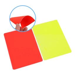 25UC Redness Yellow Referee Penalty Cards Cartão futebol Cartão árbitro jogo futebol - Image 5