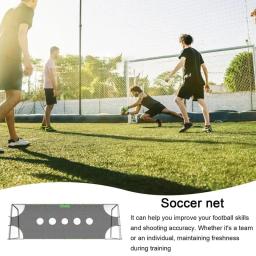 Destacável Futebol Objetivo Rede De Treinamento, Futebol Alvo Net, Tiro Equipamento De Prática, 1, 3, 5 Buraco - Image 5