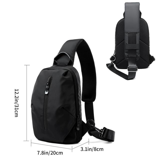 Moyyi Bolsa Estilingue de Nylon à Prova d'Água para Homem e Mulher - Leve e Esportiva