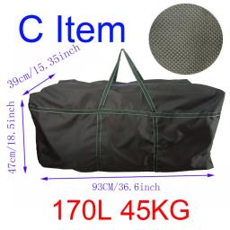 Caiaque inflável PVC Boat Strap Bag, barco de pesca durável, saco de armazenamento para esportes aquáticos, grande capacidade - Image 3