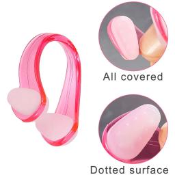 Natação Nose Clip Ear Plug Set W/ Box Ambiental Suave Silicone NoseClip & EarPlugs para Crianças Adultos Iniciantes Natação Mergulho - Image 5