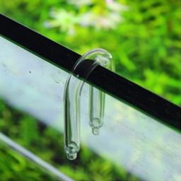 Em Forma De U Refinador De Aquário De Vidro Transparente, Conector De Tubulação De Ar, Tanque De Peixes Equipamentos De Aquário, CO2, 1Pc - Image 3