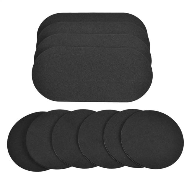 Drum Muffling Damper Pad: Acessório Durável para Iniciantes e Profissionais, Ideal para Pedais Duplos, Pacote de 10x