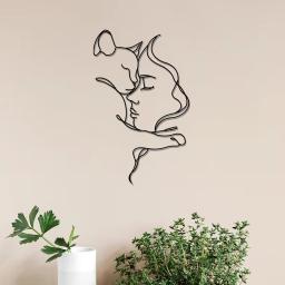 Decorações de parede de arte realista, pingentes, decoração artística, adesivos de parede para crianças, decalques de flores - Image 2