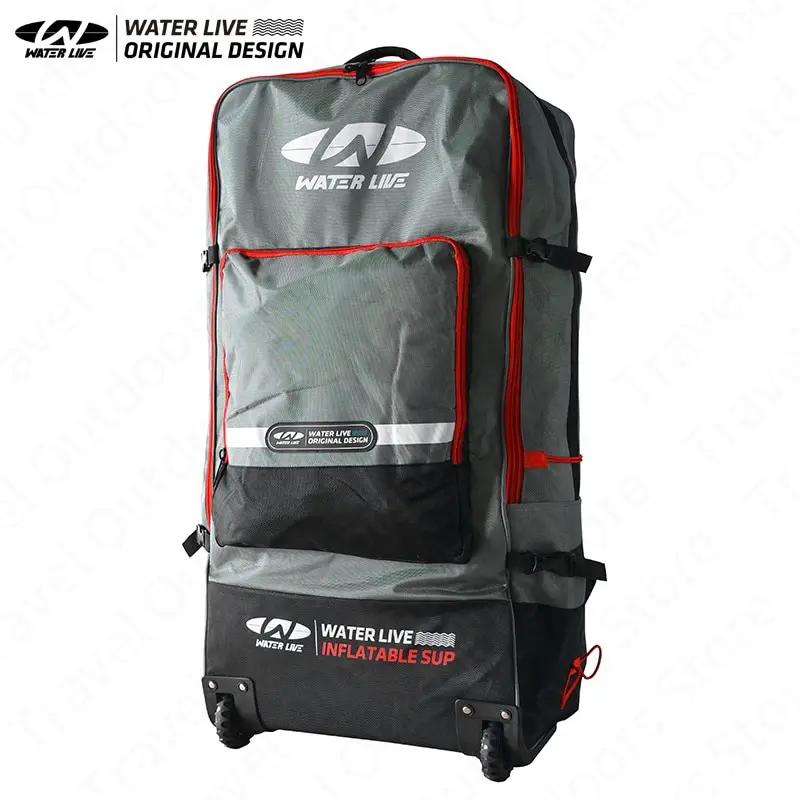 Água ao vivo surf pá mochila portátil polia de grande capacidade mochila esportes aquáticos saco com zíper ultraleve saco à prova dultralight água - Image 1