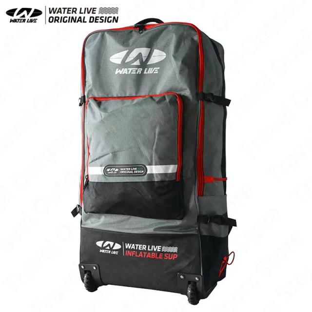 Mochila Portátil para Esportes Aquáticos: Saco Ultraleve com Zíper e Grande Capacidade para Surf e Aventura