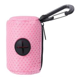 Saco lixo para animais estimação, dispensador saco cocô cães, tecido malha, dispensador saco cocô com - Image 5