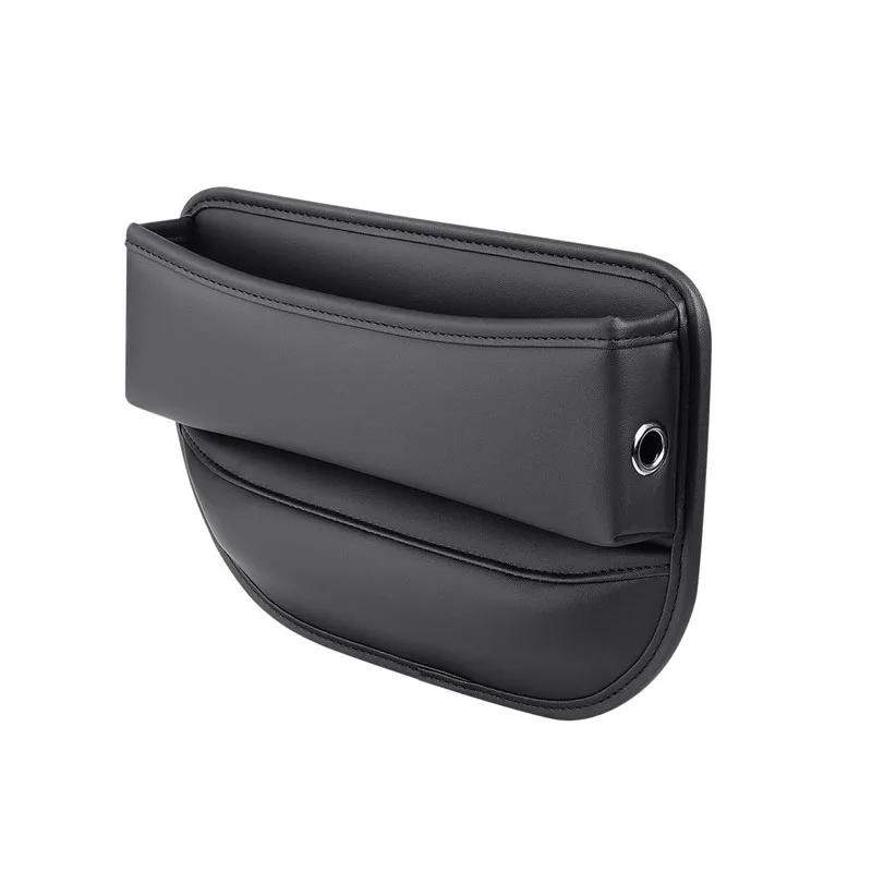 Multifuncional Seat Gap saco de armazenamento para carro, enchimento com suporte de copo, couro PU, carro interior fenda organizadores caixa, 1 Pc, 2Pcs - Image 1