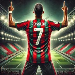 Camisa Esportiva Impressa para Adultos e Crianças, Camisa de Futebol, T-shirt para Jogo Diário, Training Jersey, Portugal Número 7, Ao Ar Livre, Verão - Image 6