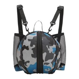 Forma redonda basquete mochila esportes sacos de treinamento futebol bola vôlei fitness armazenamento ginásio pacote saco - Image 2
