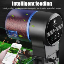 Alimentador automático de peixes com temporizador automático, alimentação eletrônica para o tanque do aquário, fácil e temporizador, suprimentos de alimentação, Z2L4 - Image 2
