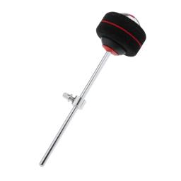 Cabeça do batedor do pontapé do tambor, Haste de aço inoxidável, Batedor de pedal preto, Acessórios para instrumentos musicais - Image 3