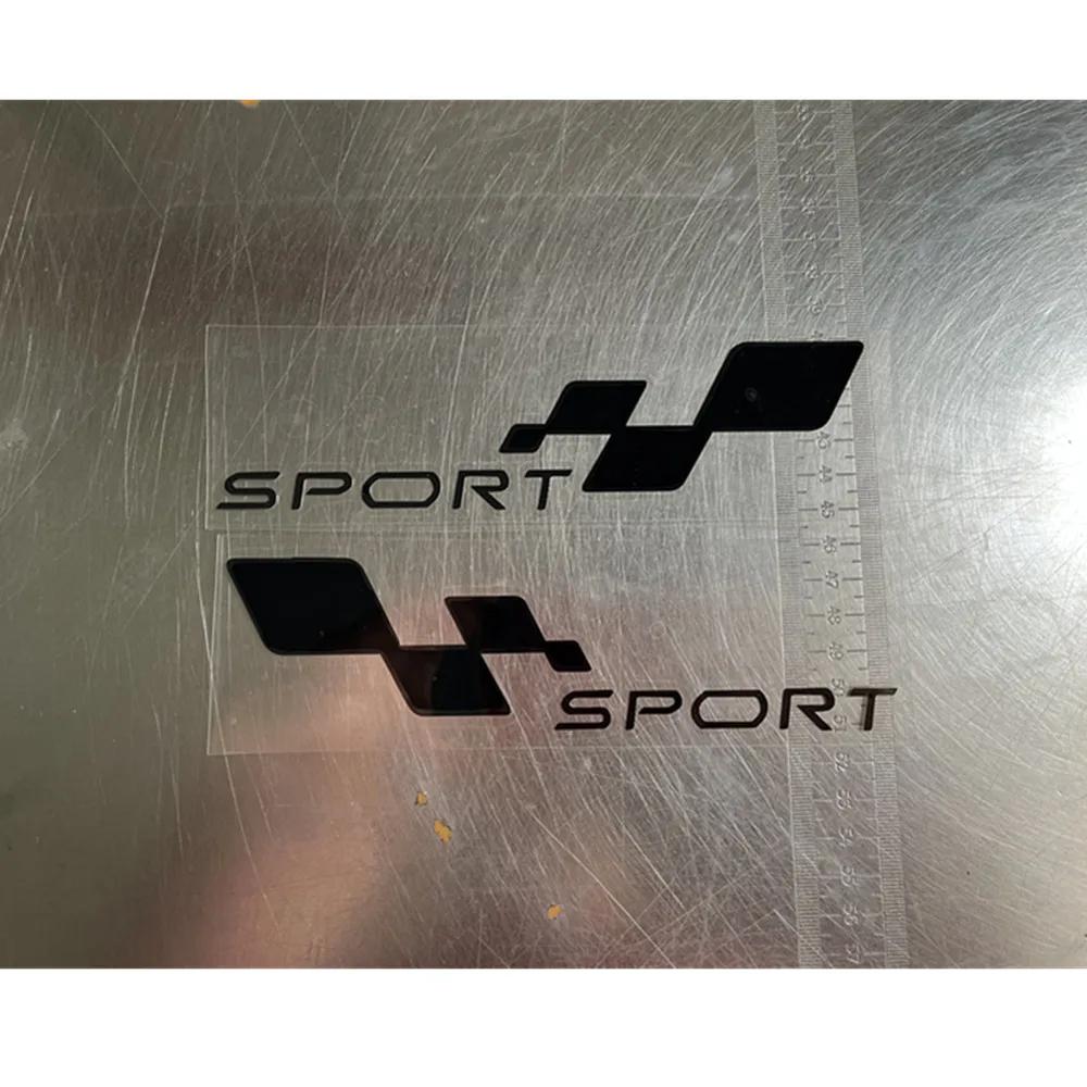 Comprar 2 obter 1 esporte livre adesivo de carro novo à prova dwaterproof água para renault estilo do carro para todas as tampas carro preto branco vermelho amarelo azul - Image 1