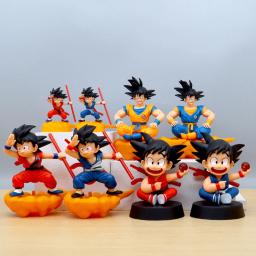 Figura de anime dos desenhos animados dragon ball z crianças brinquedos boneca kawaii goku modelo acessórios brinquedo das crianças presente figuras ação hobbies - Image 2