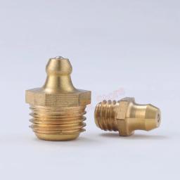 Acessórios para bicos de graxa hidráulica de latão Kit de encaixe do bocal de óleo, Passo da rosca 1mm 45 90 180 graus, M6 M8 M10, 5 10Pcs - Image 4