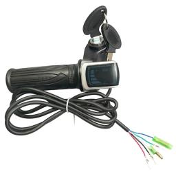 36V 48V 60V Bicicleta Elétrica Controle de Velocidade do Acelerador Acelerador Com Display LCD Veículo Elétrico Controlador do Acelerador Parte - Image 4