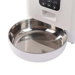 Alimentador automático para cães e gatos, grande capacidade, lento inteligente, distribuidor de alimentos, tigela de alimentação, suprimentos visível celeiro, 6L - Image 6