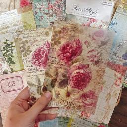 Panalisa-Pacote de Papel Scrapbooking Estampado, Papel Artesanal, Cartão de Fundo, Estilo Vintage, 20 Folhas, 10 Projetos - Image 3