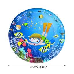 Tapete de água sensorial para gatos, Bored Indoor Pet Play Mat, Brinquedos interativos para gatos para jogar - Image 6
