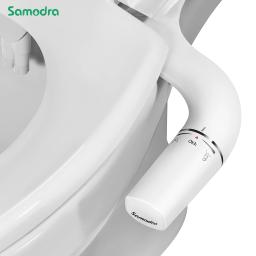 SAMODRA-Pulverizador não elétrico do bidé do bocal duplo, assento do toalete, acessórios do banheiro, chuveiro higiênico, mão direita e esquerda - Image 1