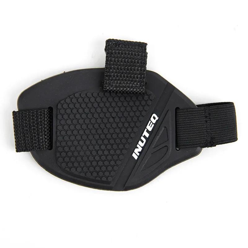Inuteq-motocicleta anti-derrapante sapato protetor, antiderrapante tampa da bota, almofada de proteção desgaste-resistantgear ajustável - Image 1