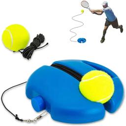 Tênis Base de ajuda de treinamento com corda elástica bola conjunto, Heavy Duty prática, Self-Duty Rebound treinador de tênis, parceiro Sparring dispositivo - Image 2