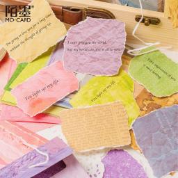 Folhas De Papel Artesanato Padronizado Decorativo, Papel Scrapbooking, Mármore Azul e Roxo, Lixo Diário Scrapbook Journal, 100 pcs - Image 3