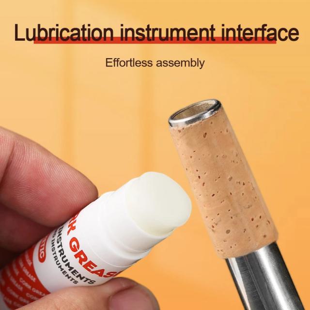 Lubrificação e Proteção: Tubos com Graxa de Cortiça para Clarinetes, Saxofones, Flautas, Oboés e Trompetes
