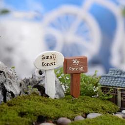 Estatuetas de Bonsai Placa De Resina, Micro Artesanato De Paisagem, Miniaturas De Tabuleta, Jardim De Fadas, Decoração De Terrário De Musgo, 3Pcs - Image 2
