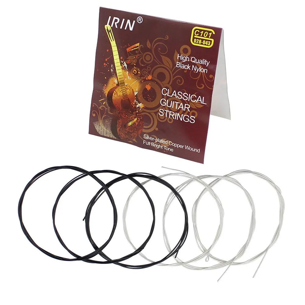 Clássica Nylon Guitar Strings, Peças De Instrumentos Musicais, Corda Clássica, Acessórios De Arame, 6 Pcs - Image 1