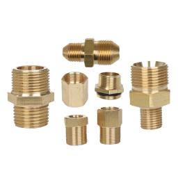 Adaptador de acoplador de conexão rápida para lavadora de carro de alta pressão, conector de lavadora de pressão de lavagem limpa g1/4 g3/8 g1/2 280/380 55/58 1-14 - Image 1