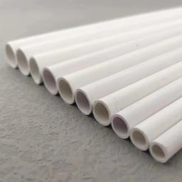 Tubulação plástica branca do PVC para o tanque de peixes, tubo do aquário, irrigação do jardim, encaixes molhando, comprimento de 500mm, OD 6 ~ 20mm, 2 PCes - Image 2