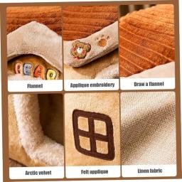 Waterproof portátil confortável tenda para o cão, Warm Dog Cave, Indoor House for Kitten, Puppy Bed, Tent Suprimentos, Pet Itens - Image 3