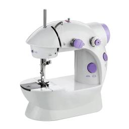 Mini máquina de costura doméstica multifuncional, portátil, elétrica, para iniciantes, faça você mesmo, artesanato, acessórios de costura de tecido - Image 1