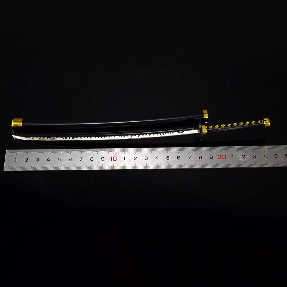 Lâmina invertida com bainha de aço samurai, série japonesa Katana, decoração de casa, brinquedo, Rurouni Kenshin, HIMURA Kenshin, 26cm - Image 1