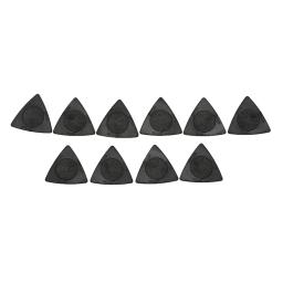 Palheta de guitarra anti-derrapante, palheta de plástico em aço para guitarra elétrica acústica, baixo e folk, com 10 peças - Image 4