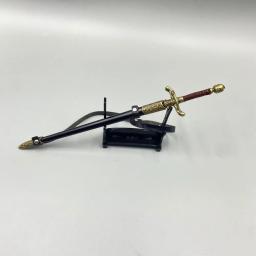 Espada Arma Medieval para Meninos, Periféricos Film Television, Bainha de Agulha, Ornamentos Artesanais de Metal, Brinquedos Samurais, Presentes, 30cm - Image 4