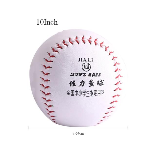 Softball Oficial 12" para Adultos e Crianças - Macio e Duro para Treinamento ao Ar Livre