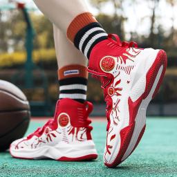 Tênis antiderrapantes de basquete masculino, amortecimento, fitness, treinamento, pipoca, sola de borracha, esportivo, casual, 2024 - Image 6