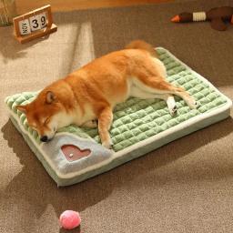 Tapete de cama destacável para cães pequenos médios e grandes, Confortável casa de cachorro, Suprimentos macios, Proteger a coluna cervical, Indoor e Large Dogs - Image 1
