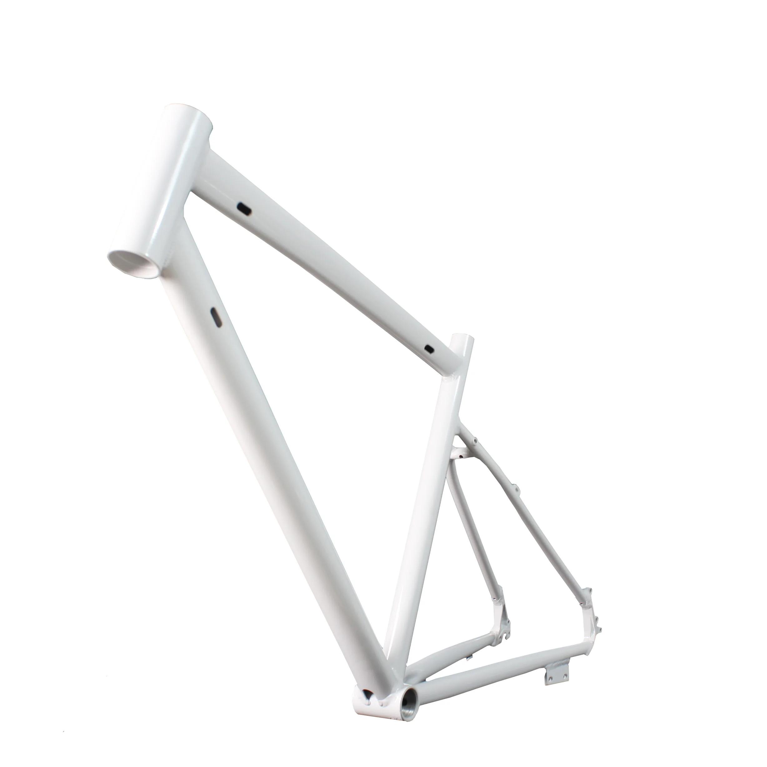 Quadro de bicicleta de estrada de cascalho off-road, quadro de alumínio com cabo interno, barra plana todo-o-terr, garfo 7... - Image 1