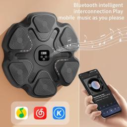 Smart Music Boxing Machine para adultos e crianças, Sports Fitness Trainer, Home Exercício Response, Boxing Wall Target, Novo - Image 2