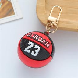 Mini Basketball Pendant Keychain para homens e mulheres, chaveiro estilo desportivo, porta-chaves do carro, acessórios para bolsas, lembrança dos fãs - Image 4