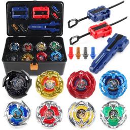 Bey X Kit de brinquedos giratórios giroscópio metal batalha tops com lançadores organizar caixa conjunto presente - Image 2