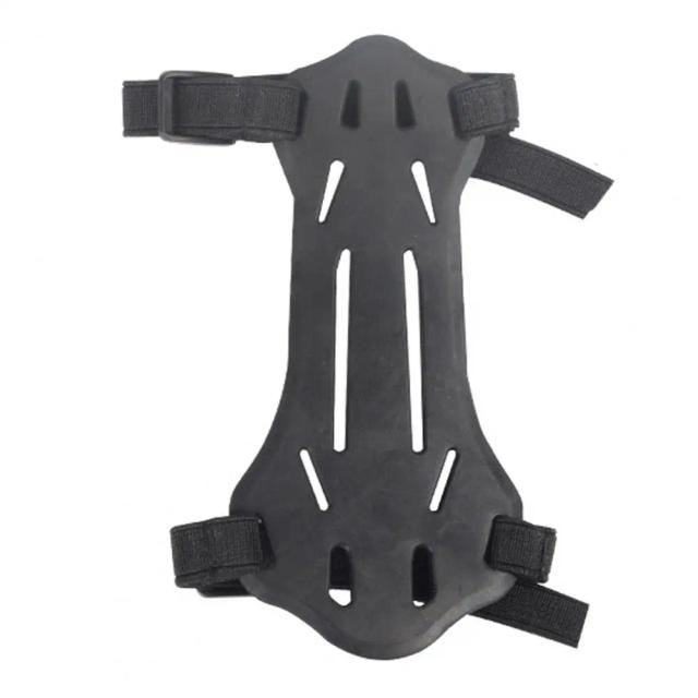 Crianças tiro com arco braço guarda ajustável tiro com arco braço guarda com 2 correias fivelas para crianças juventude antebraço de borracha macia para recurvo