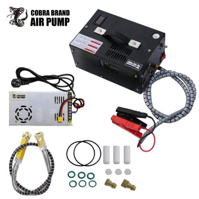Cobra Compressor PCP 4500Psi 300bar 110V/220V 12V 30Mpa Bomba de Ar para Tiro e Mergulho