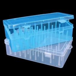 Caixa de armazenamento de linha de costura, 3 cores, 42 peças, carretéis, estojo de transporte, recipiente, suporte, artesanato, organizador de carretel - Image 4